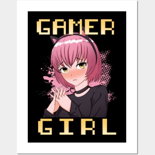 Gamer Girl Anime Cosplay Posters and Art